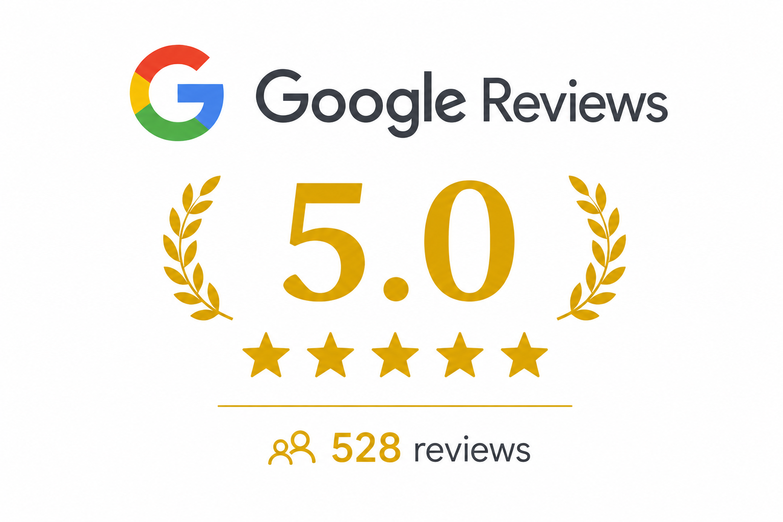 Google Reviews badge showing a 5.0 rating and 528 reviews for Yellow Boat Mogan boat tours in Gran Canaria.